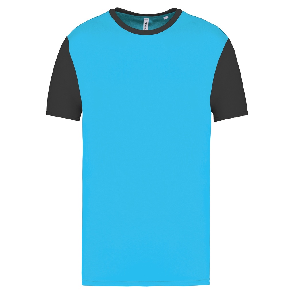 T-Shirt Unisex Turquoise/Dark Grey (XS)