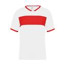 T-Shirt Unisex White/Red