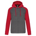 Veste Unisex Grey/Red